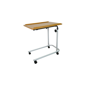 Overbed Table with Castors and Adjustable Height