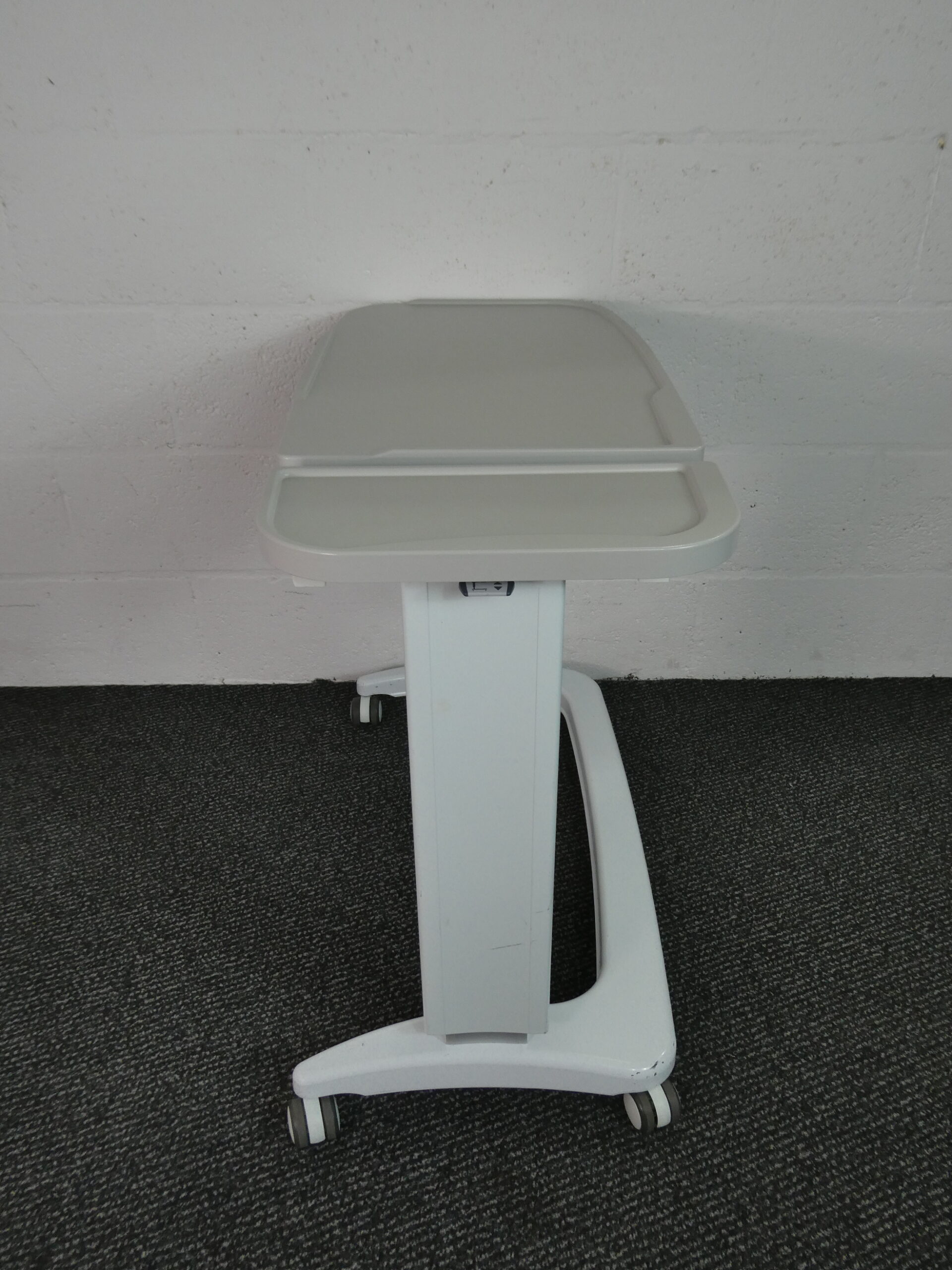 Table - Titling Overbed Table with Castors and Adjustable Height