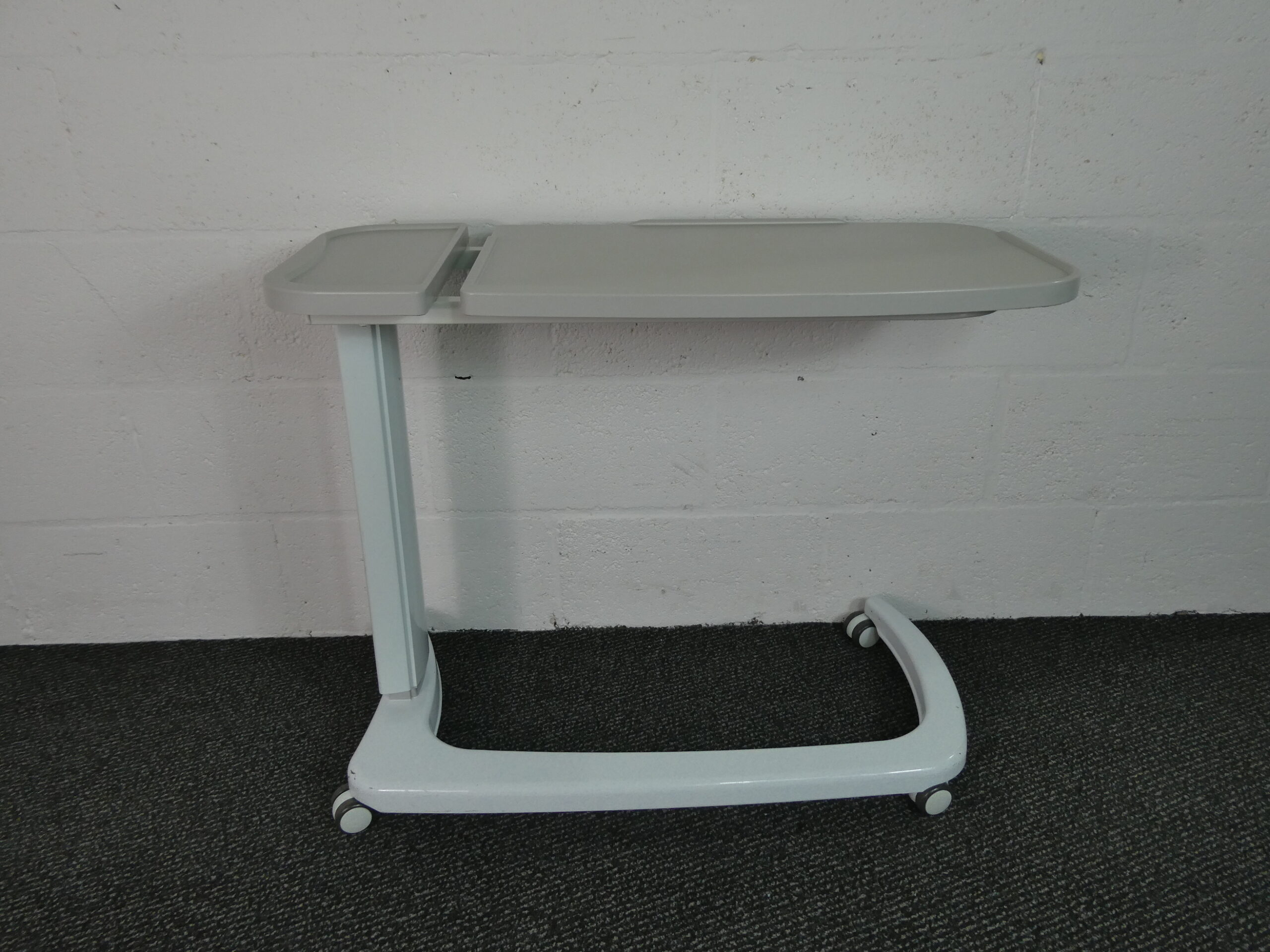 Table - Titling Overbed Table with Castors and Adjustable Height