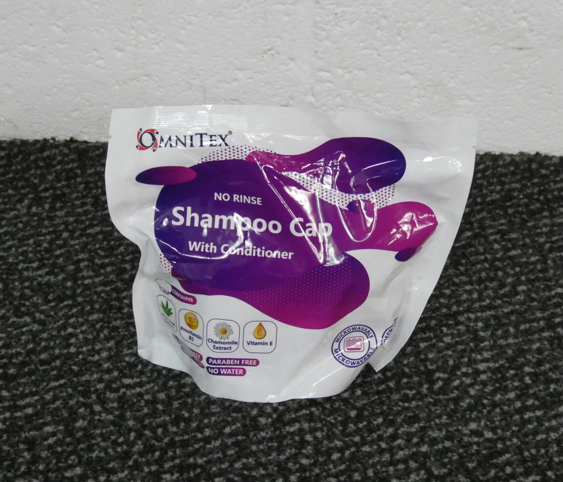Personal Care - Omnitex No Rinse Shampoo Cap with Conditioner