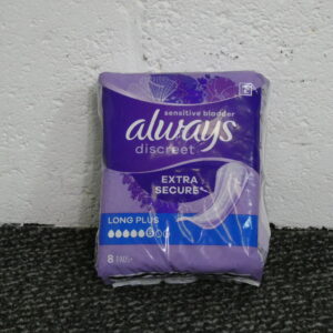 Incontinence - Always Discreet Long Plus 8 Pack