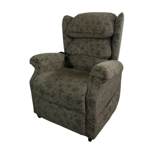 Chair - Cosi Chair Rise & Recline Dual Motor Grey Floral